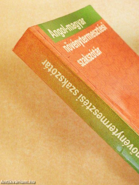 Angol-magyar növénytermesztési szakszótár