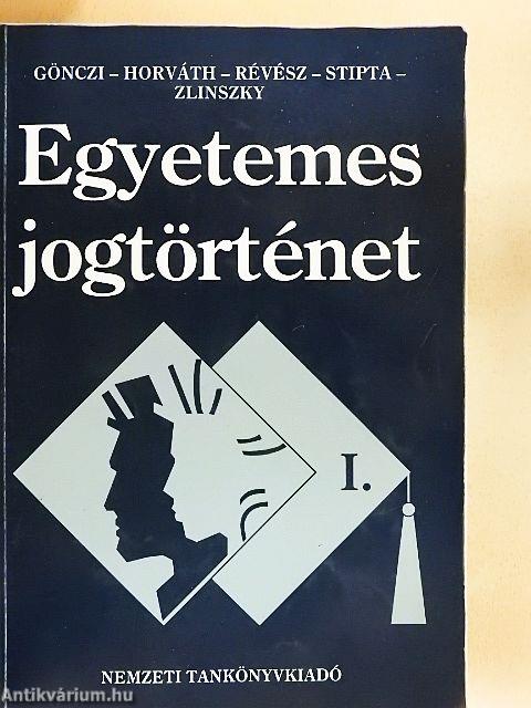 Egyetemes jogtörténet I.
