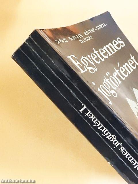 Egyetemes jogtörténet I.