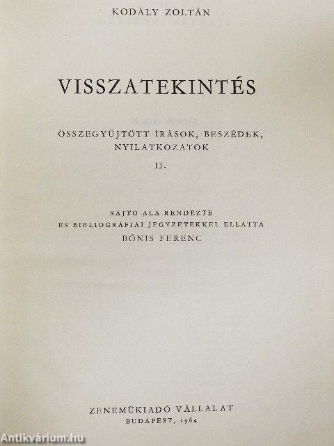 Visszatekintés I-II.