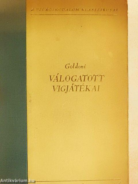 Goldoni válogatott vígjátékai
