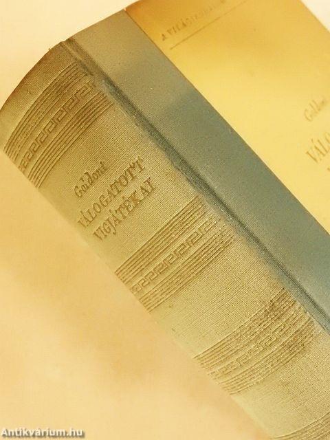 Goldoni válogatott vígjátékai