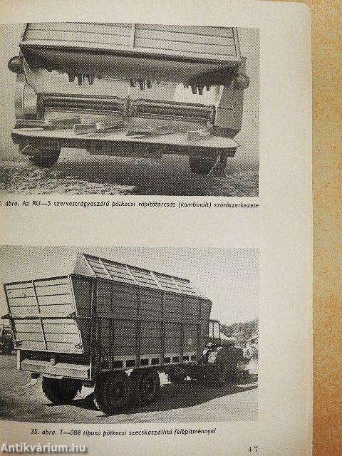 A mezőgazdasági szállítás és rakodás gépesítése