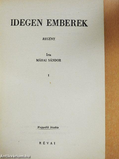 Idegen emberek I-II.