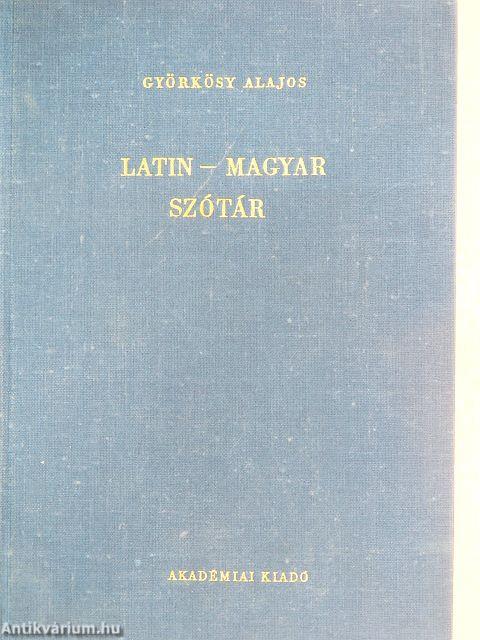 Latin-magyar szótár