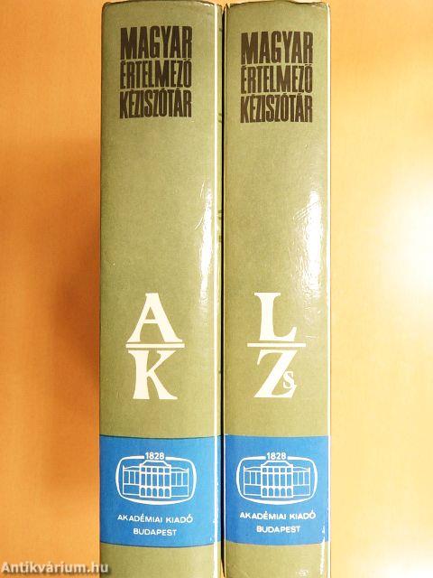 Magyar értelmező kéziszótár I-II.