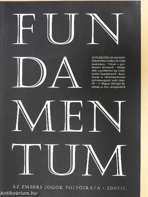 Fundamentum 2007/1.