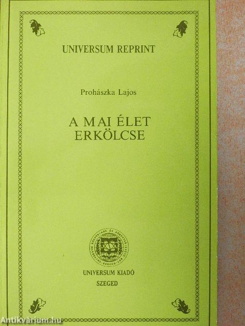 A mai élet erkölcse