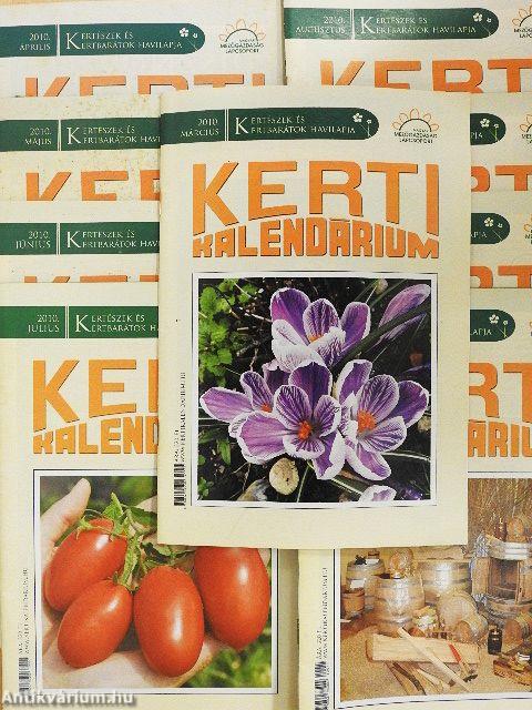Kerti Kalendárium 2010. (nem teljes évfolyam)