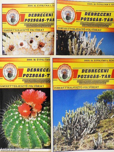 Debreceni pozsgás-tár 2000/1-4.