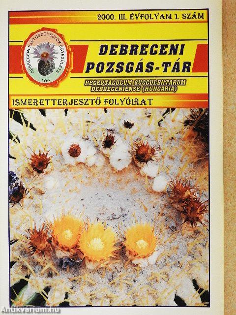 Debreceni pozsgás-tár 2000/1-4.