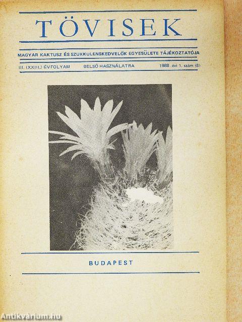 Tövisek 1988/1-4.
