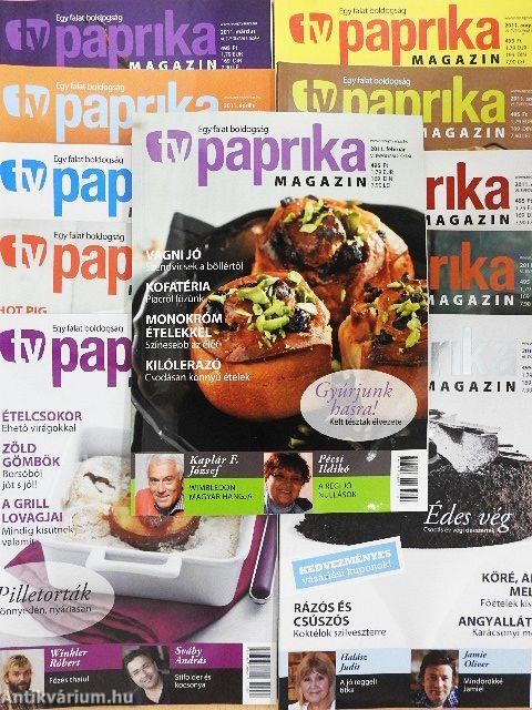 TV Paprika Magazin 2011. (nem teljes évfolyam)
