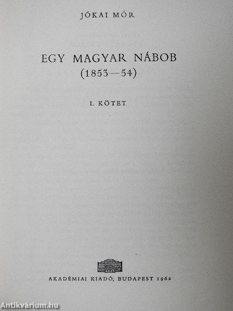 Egy magyar nábob I-II.