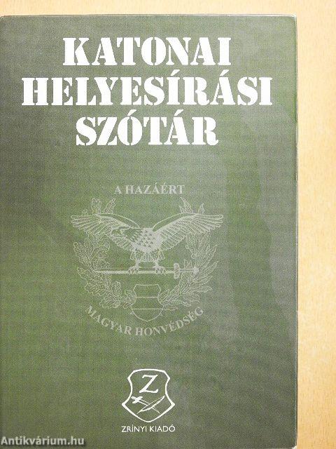 Katonai helyesírási szótár