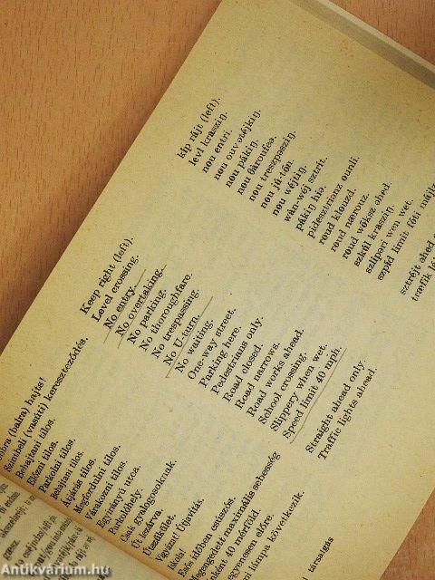 Angol társalgási zsebkönyv