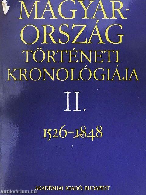 Magyarország történeti kronológiája II.
