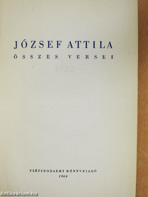 József Attila összes versei
