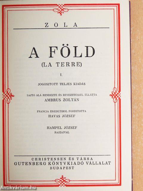 "35 kötet a Zola összes művei sorozatból (nem teljes sorozat)"