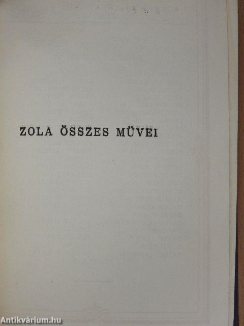 "35 kötet a Zola összes művei sorozatból (nem teljes sorozat)"