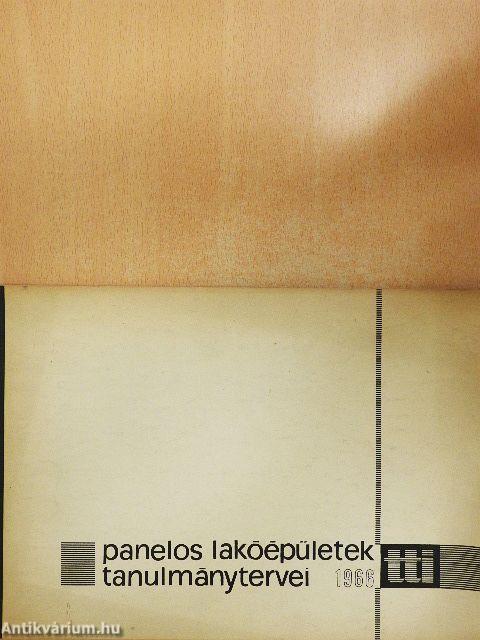 Panelos lakóépületek tanulmánytervei 1966