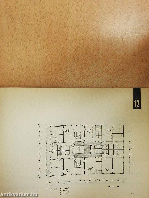 Panelos lakóépületek tanulmánytervei 1966