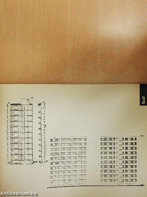 Panelos lakóépületek tanulmánytervei 1966