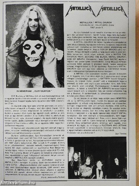 Metallica Hungarica 1987/1