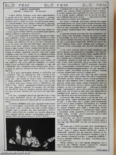 Metallica Hungarica 1987/1