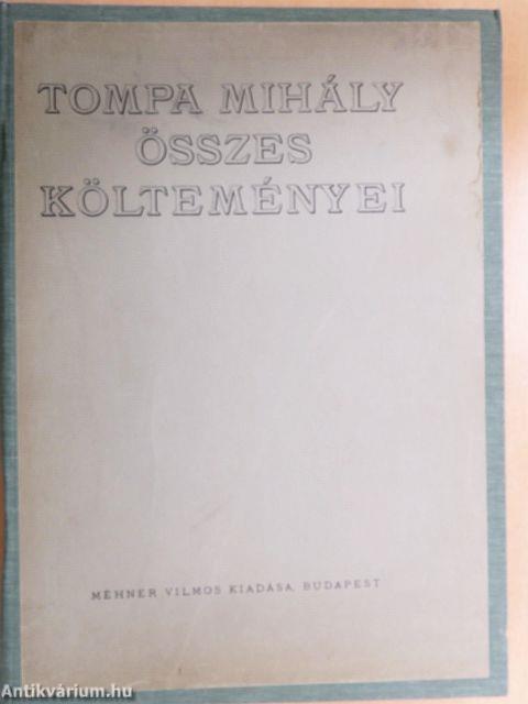 Tompa Mihály összes költeményei