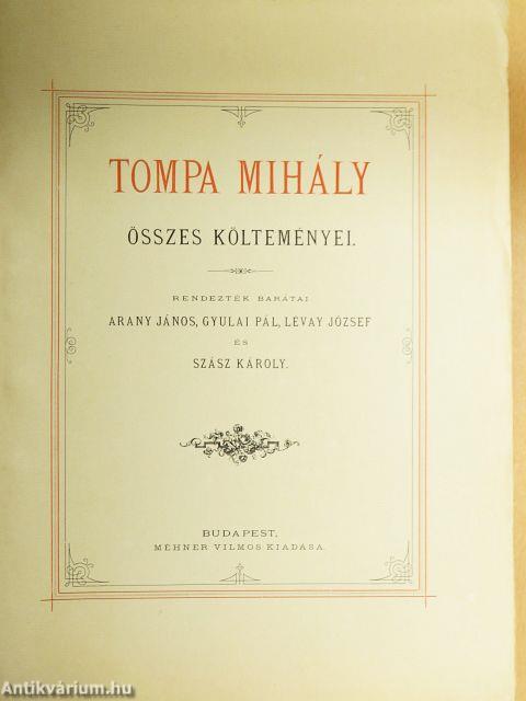 Tompa Mihály összes költeményei