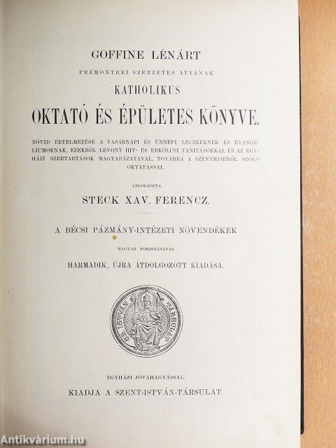 Goffine Lénárt katholikus oktató- és épületes könyve