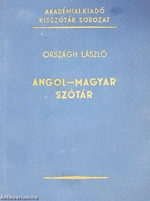 Angol-magyar szótár