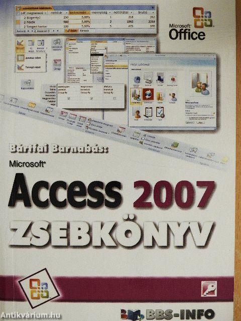 Access 2007 zsebkönyv