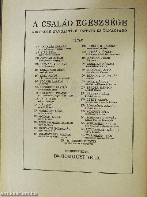 A Család egészsége