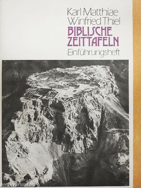 Biblische Zeittafeln