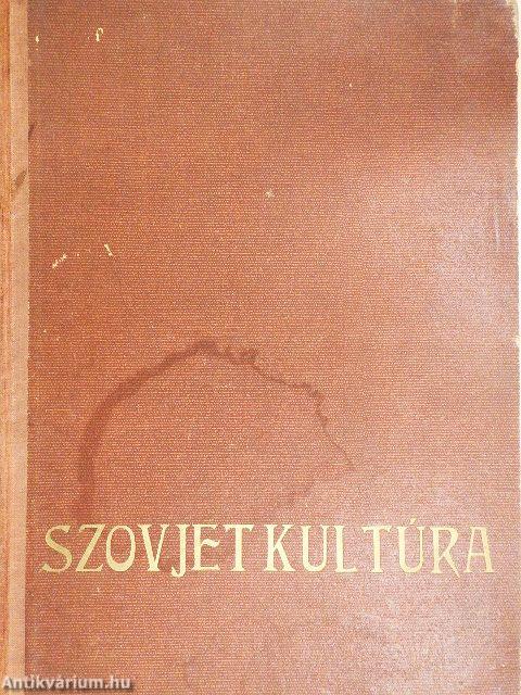 Szovjet kultúra 1951-1952. (nem teljes évfolyamok)