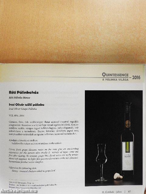 A pálinka világa - Quintessence - 2016