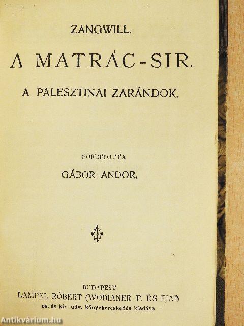 Három mese/A matrác-sir/Huszonnégy óra egy asszony életéből