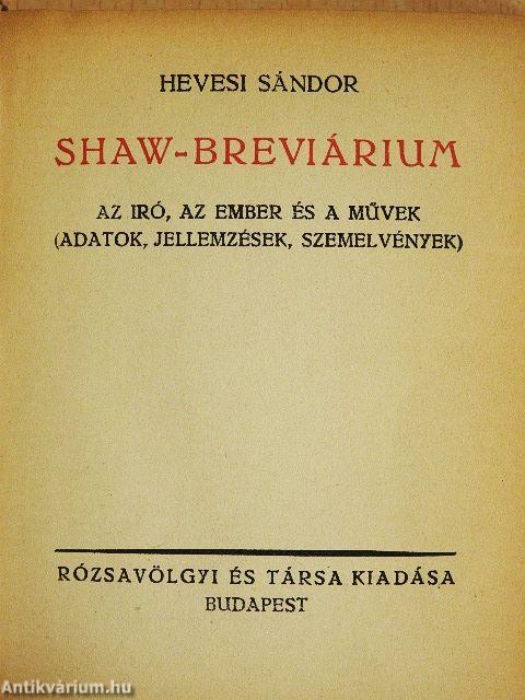 Shaw-breviárium