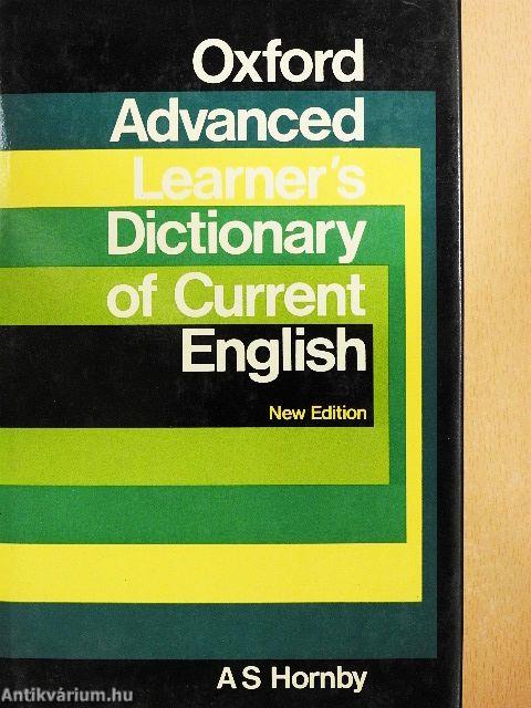 Oxford Advanced Learner's Dictionary of Current English