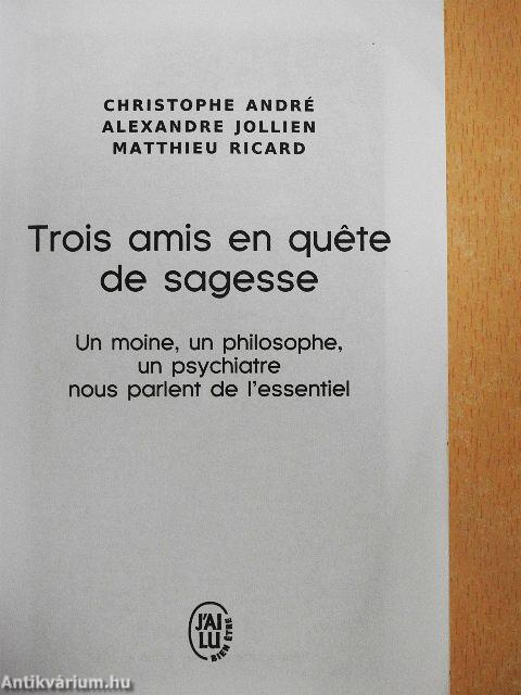 Trois amis en quete de sagesse