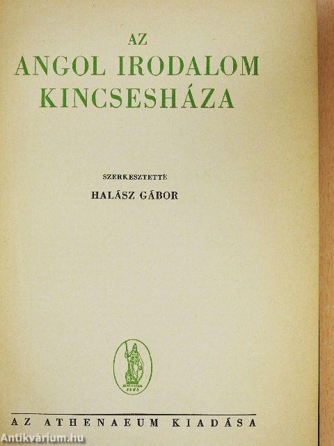 Az angol irodalom kincsesháza