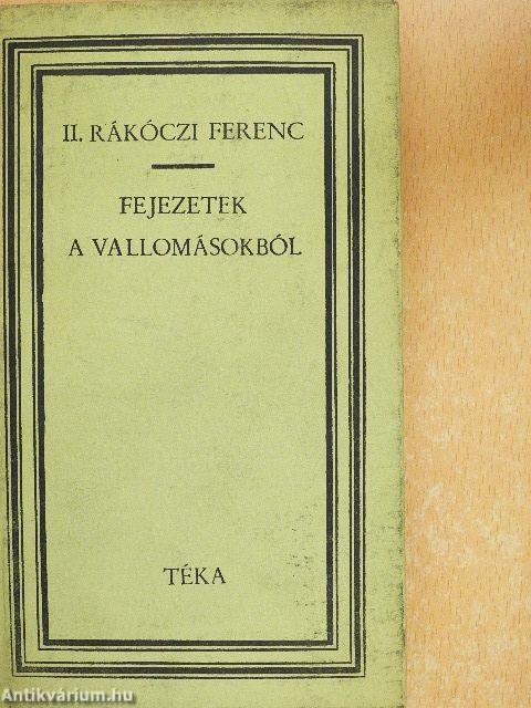 Fejezetek a vallomásokból