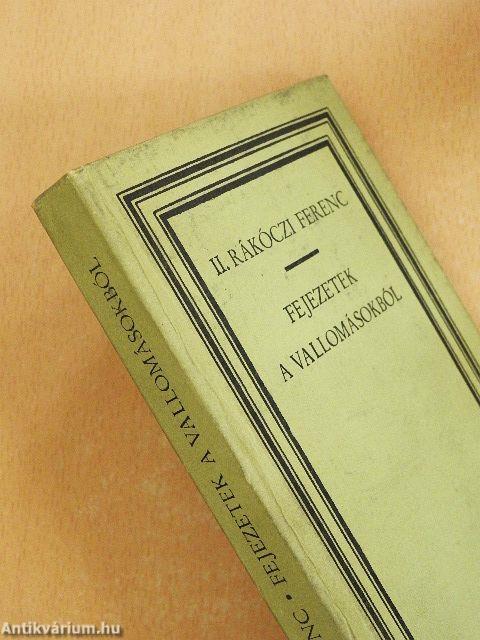 Fejezetek a vallomásokból