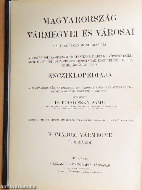 Komárom vármegye és Komárom sz. kir. város