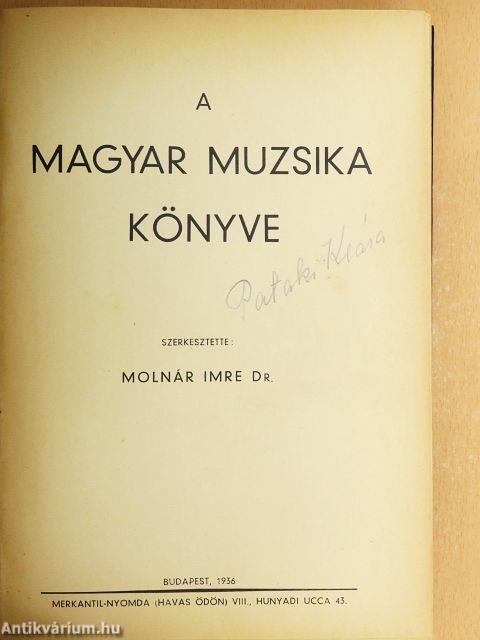 A magyar muzsika könyve
