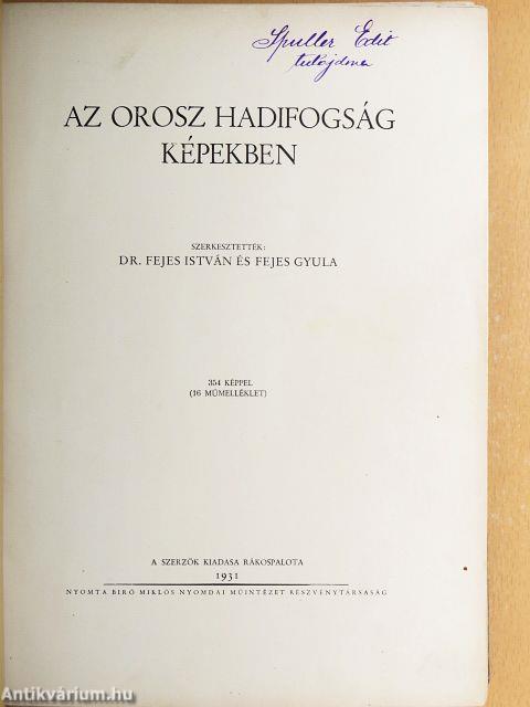 Az orosz hadifogság képekben