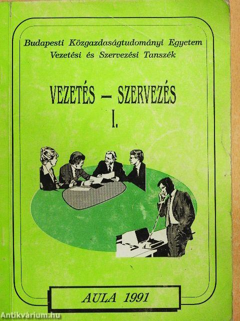 Vezetés-szervezés I.