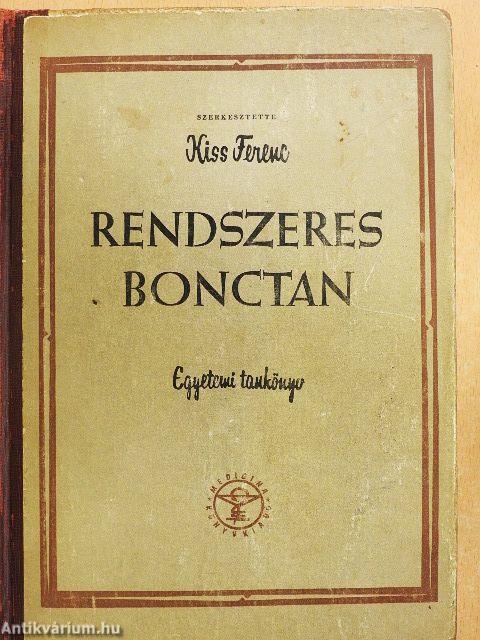 Rendszeres bonctan